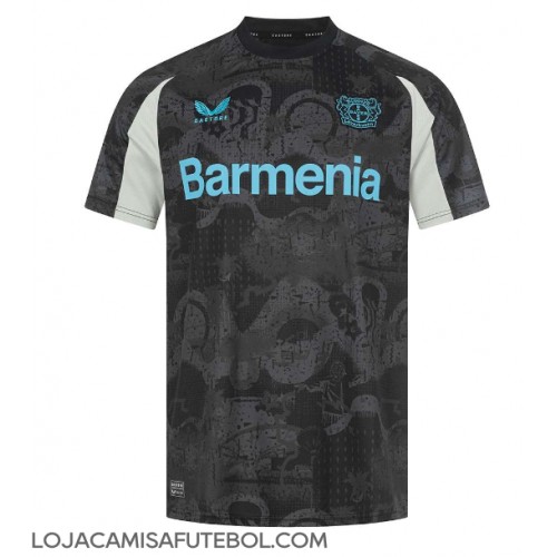 Camisa de Futebol Bayer Leverkusen Equipamento Alternativo 2024-25 Manga Curta